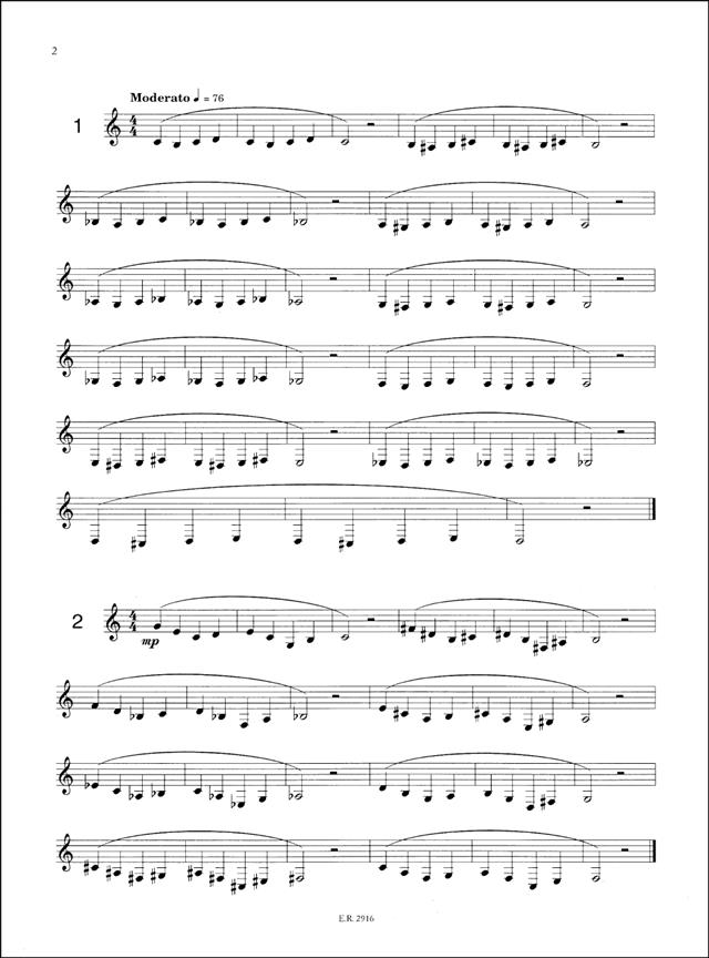 Esercizi Sull'Emissione Dei Suoni Fondamentali E - pro trumpetu